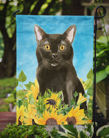 Bombay in Sunflowers Flag Garden Size CK3152GF