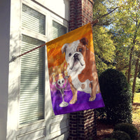 Halloween English Bulldog Flag Canvas House Size CK3215CHF