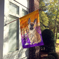 Halloween Fawn French Bulldog Flag Canvas House Size CK3216CHF