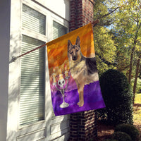 Halloween German Shepherd Flag Canvas House Size CK3217CHF