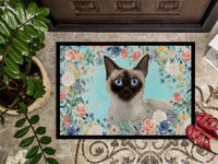 Siamese Spring Flowers Indoor or Outdoor Mat 24x36 CK3398JMAT