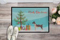 American Hairless Terrier Christmas Tree Indoor or Outdoor Mat 18x27 CK3514MAT