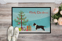 American Staffordshire Terrier Christmas Tree Indoor or Outdoor Mat 18x27 CK3515MAT