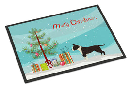 American Staffordshire Terrier Christmas Tree Indoor or Outdoor Mat 18x27 CK3515MAT