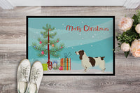 English Springer Spaniel Christmas Tree Indoor or Outdoor Mat 18x27 CK3537MAT
