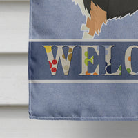 Collie Welcome Flag Canvas House Size CK3591CHF