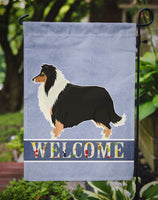 Collie Welcome Flag Garden Size CK3591GF