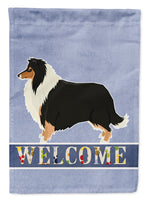 Collie Welcome Flag Garden Size CK3591GF