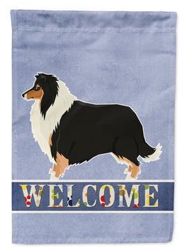 Collie Welcome Flag Garden Size CK3591GF