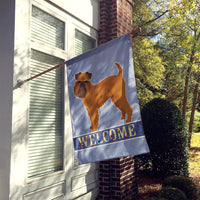 Brussels Griffon Welcome Flag Canvas House Size CK3603CHF