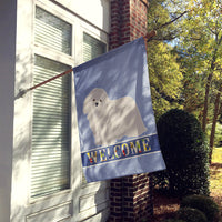 Coton de Tulear Welcome Flag Canvas House Size CK3640CHF