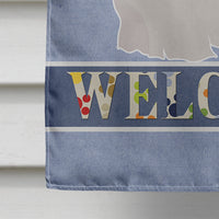 Coton de Tulear Welcome Flag Canvas House Size CK3640CHF