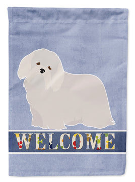Coton de Tulear Welcome Flag Canvas House Size CK3640CHF