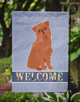 Brussels Griffon Welcome Flag Garden Size CK3686GF