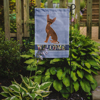 Brown Prague Ratter Welcome Flag Garden Size CK3700GF