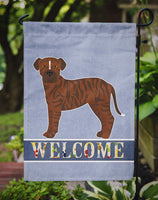 Bullboxer Welcome Flag Garden Size CK3715GF