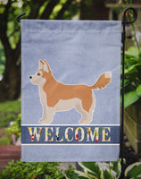 Corgi Husky Mix Welcome Flag Garden Size CK3730GF