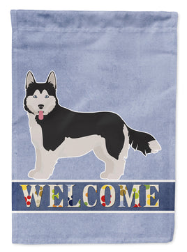 Corgi Husky Mix #2 Welcome Flag Canvas House Size CK3731CHF