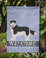 Corgi Husky Mix #2 Welcome Flag Garden Size CK3731GF