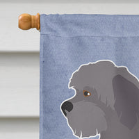 Grey Schnoodle Welcome Flag Canvas House Size CK3771CHF