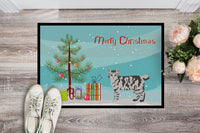 American Bobtail #1 Cat Merry Christmas Indoor or Outdoor Mat 24x36 CK4550JMAT