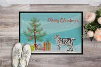 American Bobtail #1 Cat Merry Christmas Indoor or Outdoor Mat 18x27 CK4550MAT