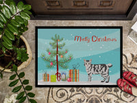 American Bobtail #1 Cat Merry Christmas Indoor or Outdoor Mat 18x27 CK4550MAT