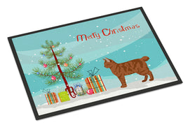 American Bobtail #2 Cat Merry Christmas Indoor or Outdoor Mat 18x27 CK4551MAT