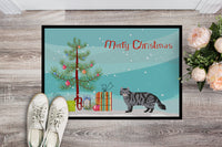 American Curl #1 Cat Merry Christmas Indoor or Outdoor Mat 18x27 CK4552MAT