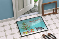 American Curl #1 Cat Merry Christmas Indoor or Outdoor Mat 18x27 CK4552MAT