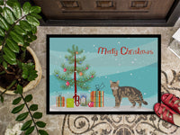 American Wirehair #1 Cat Merry Christmas Indoor or Outdoor Mat 18x27 CK4556MAT