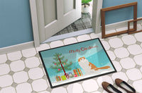 American Curl Cat Merry Christmas Indoor or Outdoor Mat 18x27 CK4741MAT