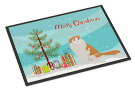 American Curl Cat Merry Christmas Indoor or Outdoor Mat 18x27 CK4741MAT