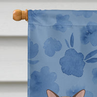 Burmese Cat Welcome Flag Canvas House Size CK4842CHF