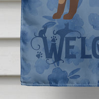 Burmese Cat Welcome Flag Canvas House Size CK4842CHF