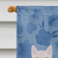 Burmilla Cat Welcome Flag Canvas House Size CK4843CHF