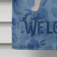 Burmilla Cat Welcome Flag Canvas House Size CK4843CHF