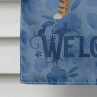 California Spangled #2 Cat Welcome Flag Canvas House Size CK4845CHF