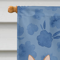 Chausie Cat Welcome Flag Canvas House Size CK4850CHF