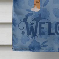 Cheetoh #1 Cat Welcome Flag Canvas House Size CK4852CHF