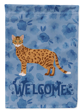 Cheetoh #1 Cat Welcome Flag Garden Size CK4852GF