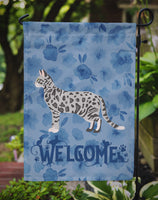 Cheetoh #2 Cat Welcome Flag Garden Size CK4853GF