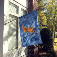 Cheetoh #3 Cat Welcome Flag Canvas House Size CK4854CHF