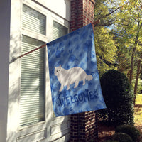 Chinchilla Persian Longhair Cat Welcome Flag Canvas House Size CK4855CHF