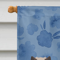 Colorpoint Persian Hymalayan Cat Welcome Flag Canvas House Size CK4859CHF