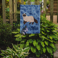 Colorpoint Persian Hymalayan Cat Welcome Flag Garden Size CK4859GF