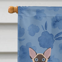 Colorpoint Shorthair #2 Cat Welcome Flag Canvas House Size CK4861CHF