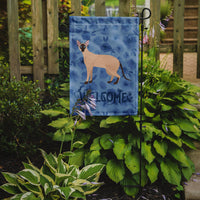 Colorpoint Shorthair #2 Cat Welcome Flag Garden Size CK4861GF