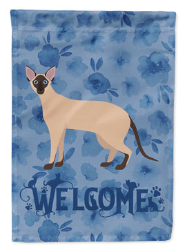 Colorpoint Shorthair #2 Cat Welcome Flag Garden Size CK4861GF