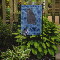British Shorthair #2 Cat Welcome Flag Garden Size CK5018GF
